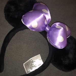Purple Minnie ears